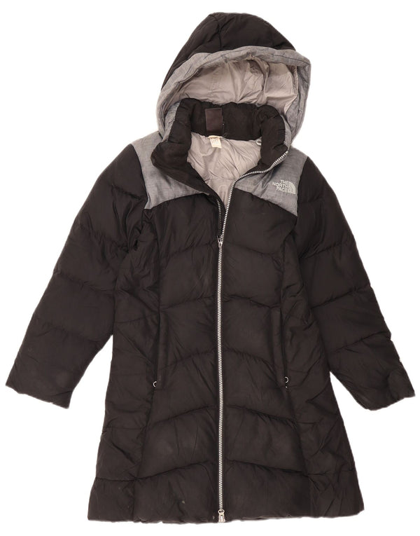 THE NORTH FACE Girls Padded Coat 10-11 Years Medium Black Colourblock