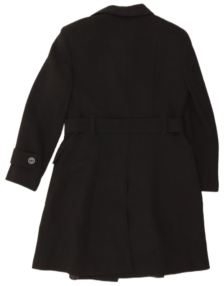 Zanolini Womens Overcoat IT 46 Large Black Wool