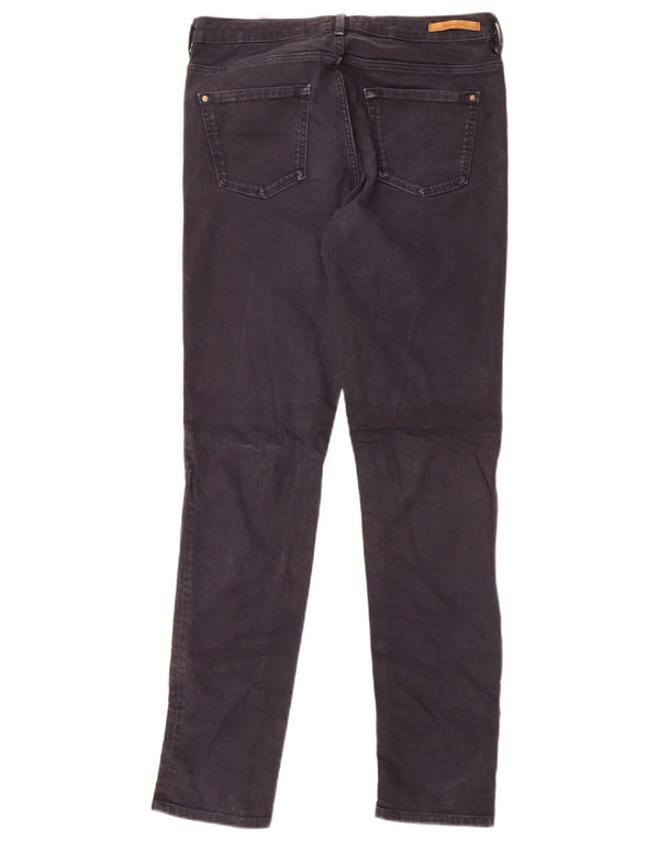 Massimo Dutti Womens Slim Jeans EU 38 Small W28 L30 Navy Blue Cotton