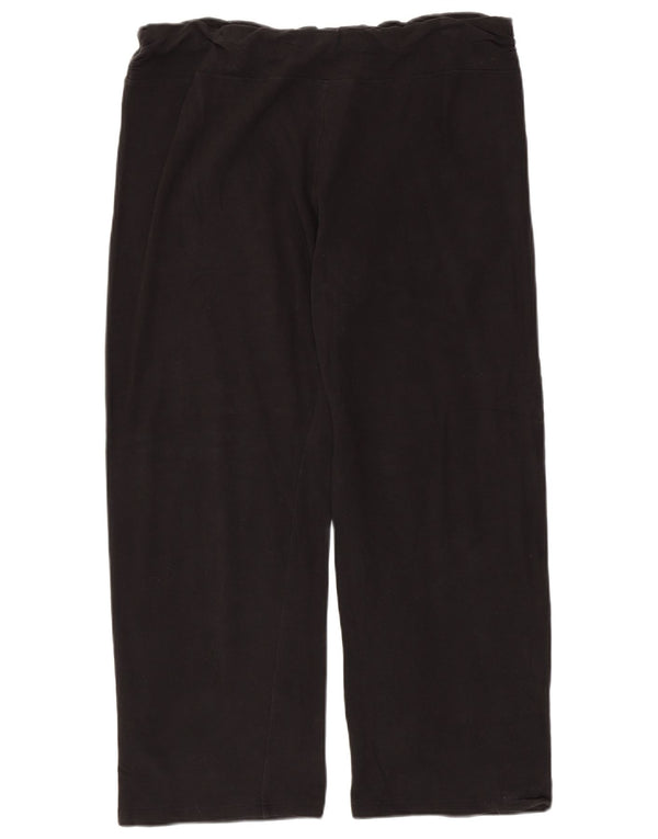 CALVIN KLEIN Womens Tracksuit Trousers UK 18 XL  Black Cotton