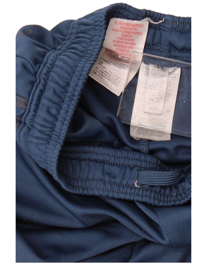 ADIDAS Boys FC Bayern Munchen Tracksuit Trousers Joggers 15-16 Years Blue