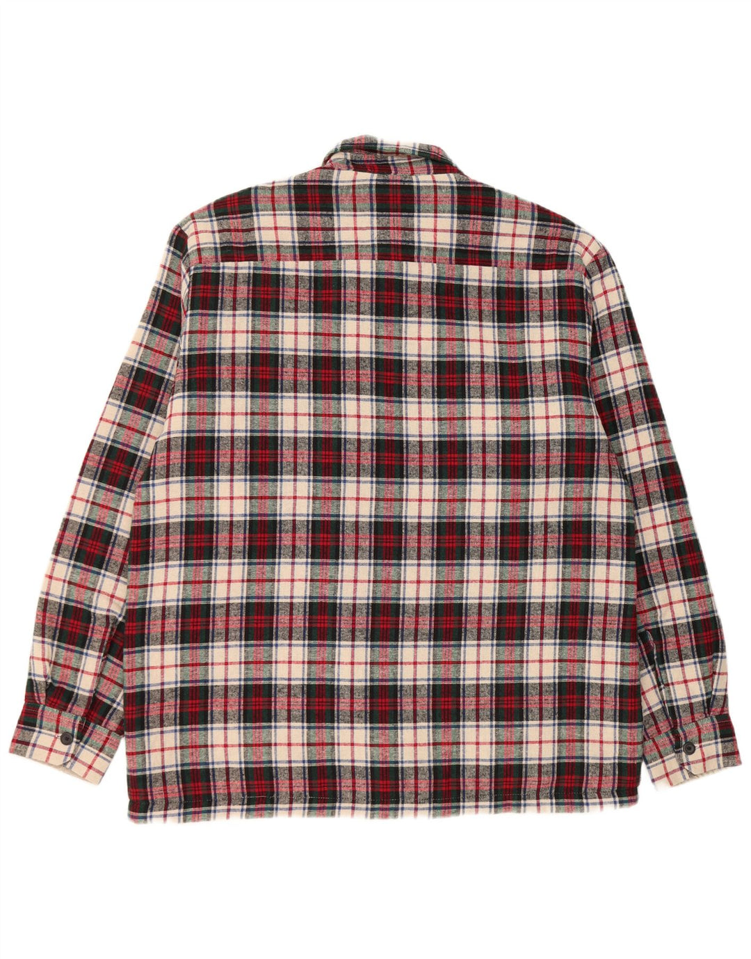 Piombo Mens Lumberjack Flannel Shirt XL Multicoloured Check Cotton