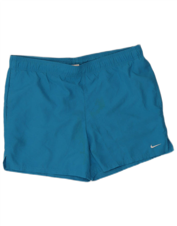 Nike Mens Swimming Shorts Medium Blue Polyester