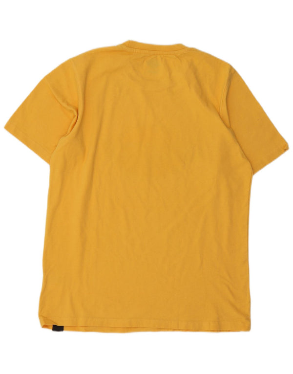Dickies Mens Graphic T-Shirt Top Medium Yellow Cotton