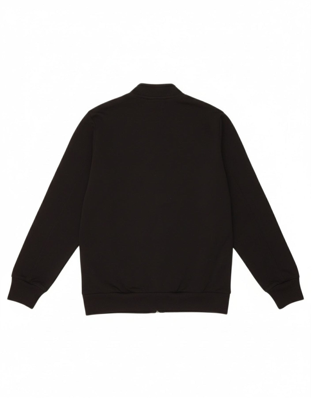 ADIDAS Boys Tracksuit Top Jacket 9-10 Years Black Polyester