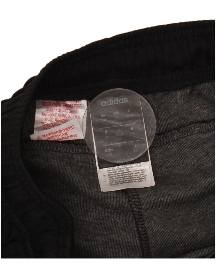 Adidas Boys Tracksuit Trousers Joggers 13-14 Years Black Polyester