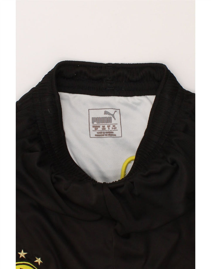 PUMA Boys Graphic Sport Shorts 7-8 Years Black Vintage Puma and Second-Hand Puma from Messina Hembry 