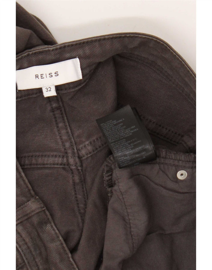 Reiss Mens Slim Jeans W32 L32 Grey Cotton
