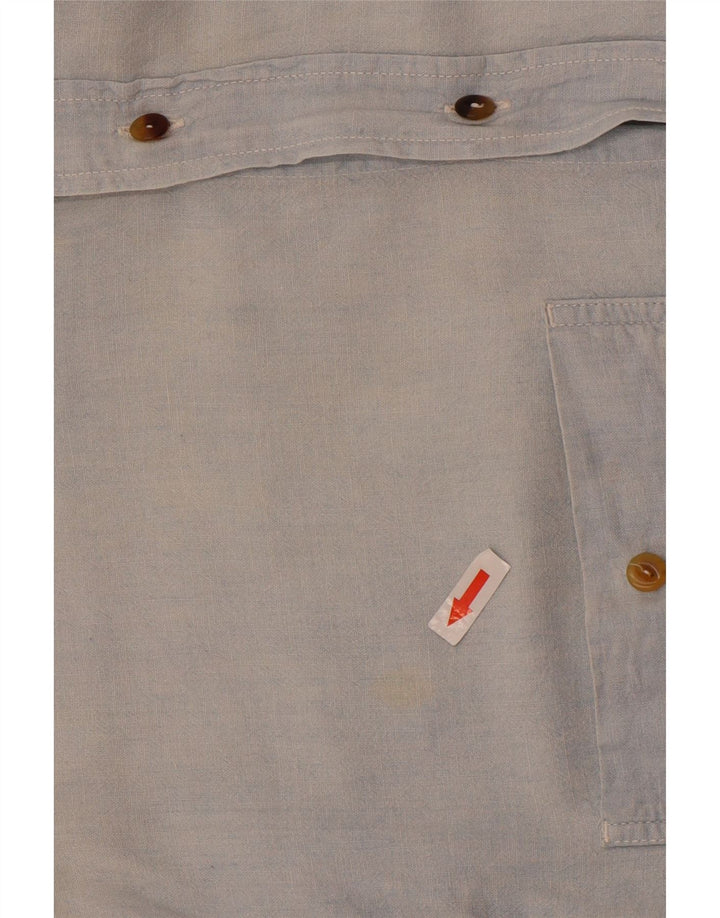 Valentino Mens Shirt Size 39 Medium Blue