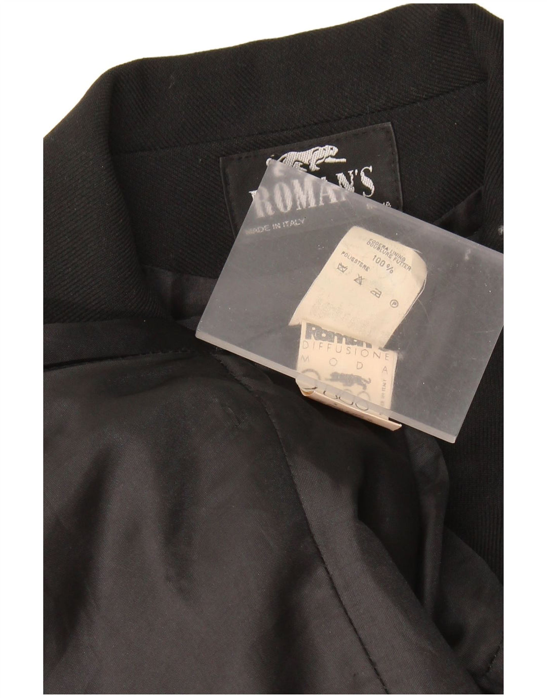 Roman's Womens 4 Button Blazer Jacket UK 10 Small Black