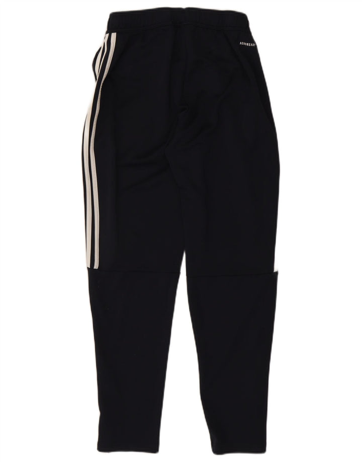 Adidas Mens Tracksuit Trousers Medium  Navy Blue Striped Polyester