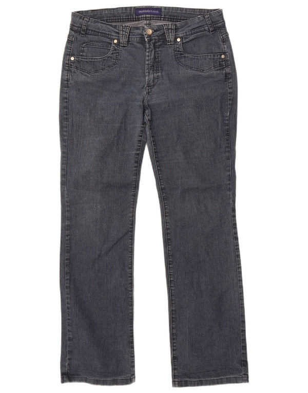 Trussardi Womens Straight Jeans W31 L30 Blue Cotton