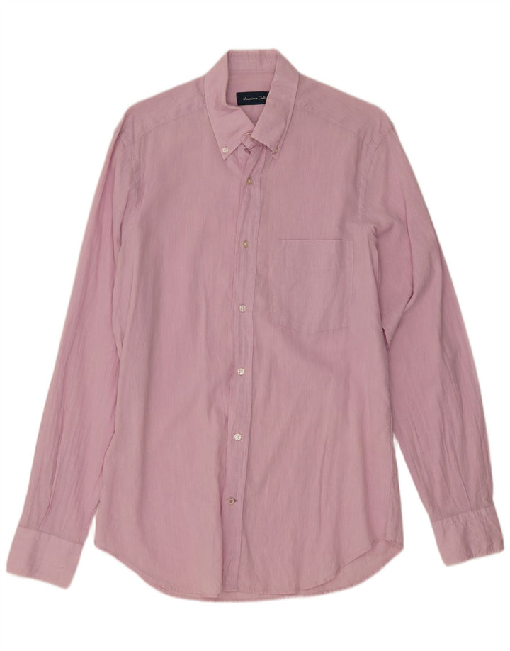 Massimo Dutti Mens Shirt Small Pink