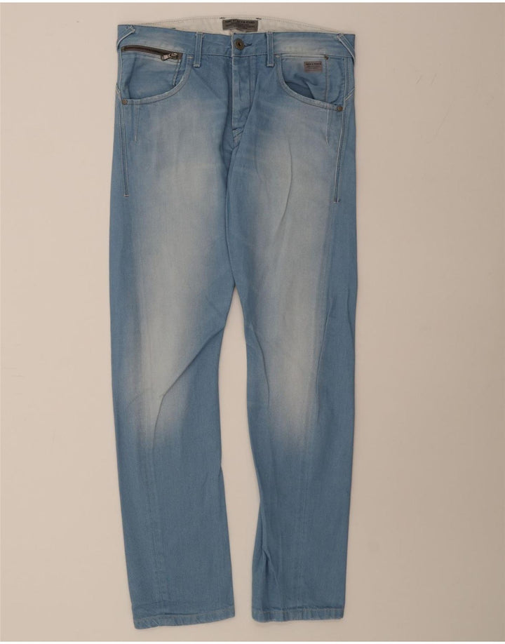 JACK & JONES Mens Slim Jeans W33 L34 Blue Cotton Vintage Jack & Jones and Second-Hand Jack & Jones from Messina Hembry 