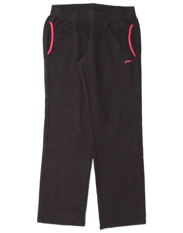 ASICS Womens Tracksuit Trousers UK 18 XL  Black Cotton