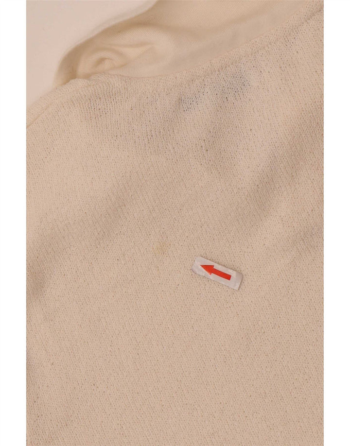 Zara Mens Polo Shirt Small Off White