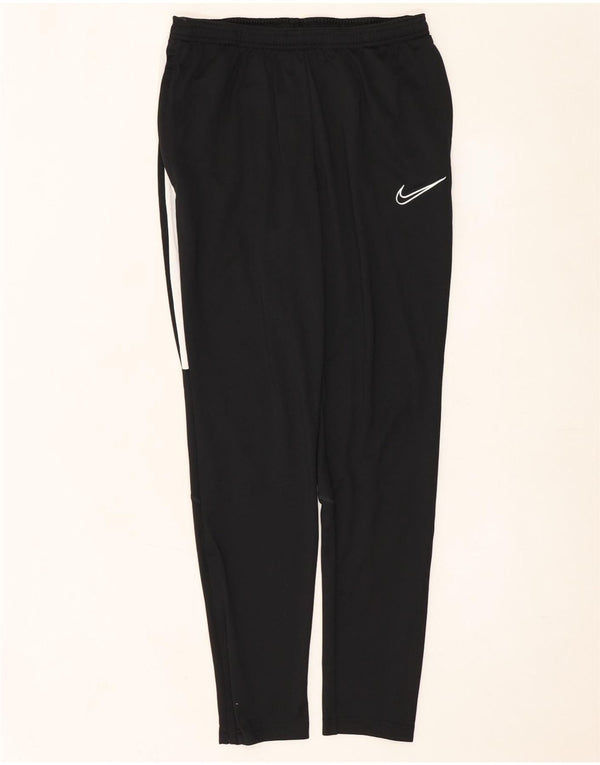 Nike Mens Dri Fit Tracksuit Trousers Medium  Black Colourblock Polyester