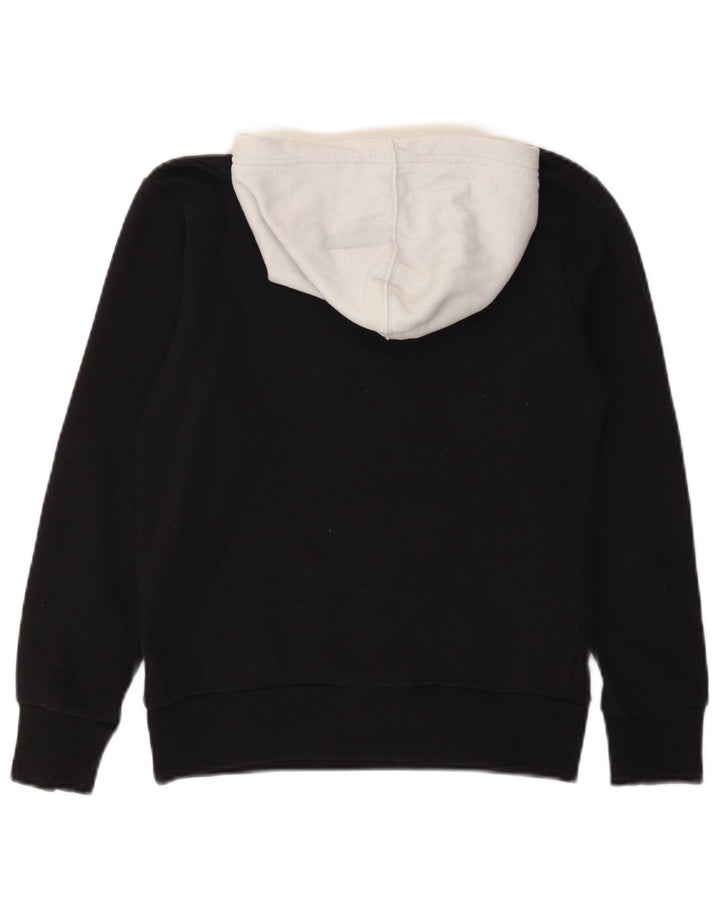 Converse Boys Graphic Hoodie Jumper 10-11 Years Medium Black Colourblock