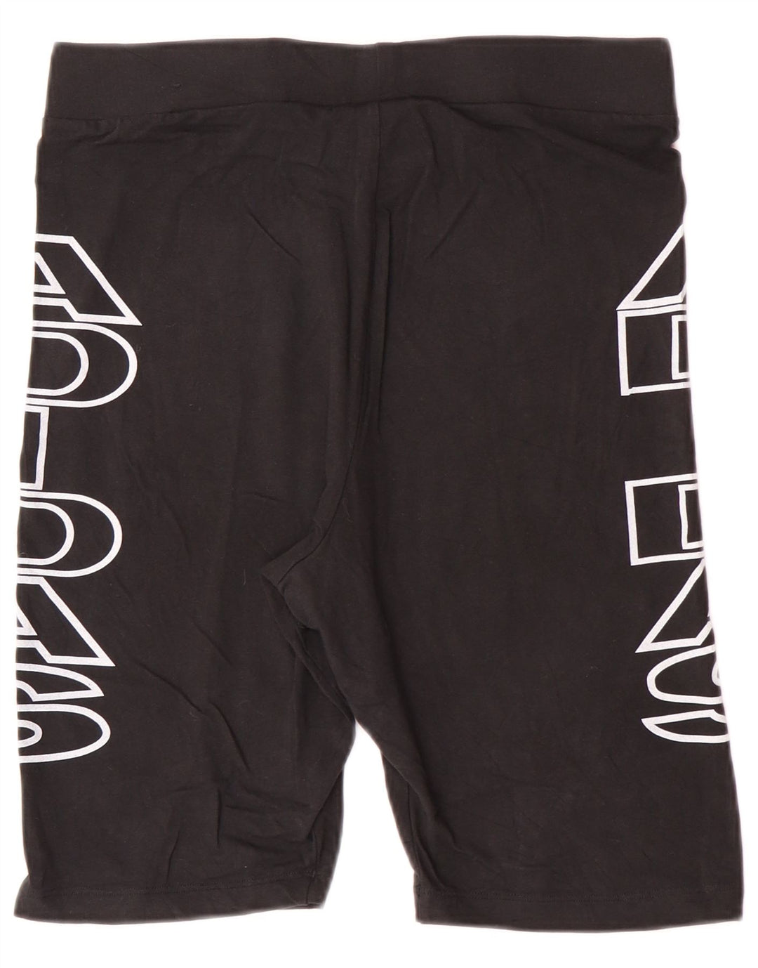 ADIDAS Womens Graphic Sport Shorts UK 18 XL  Black Cotton