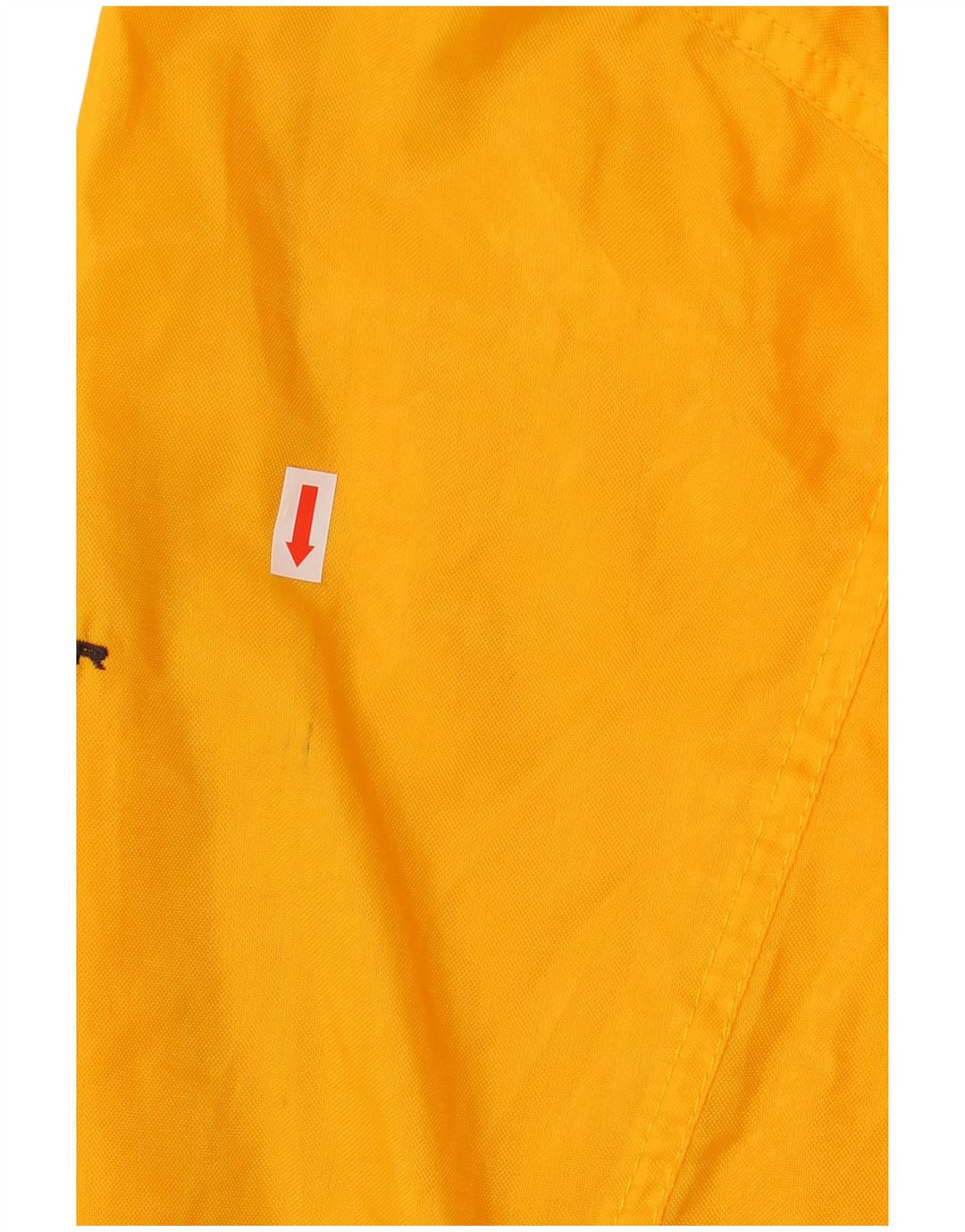 ACTIVE Mens Hooded Rain Jacket UK 38 Medium Yellow Polyamide