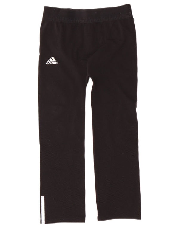 Adidas Womens Leggings UK 16/18 Large Black Nylon Sports