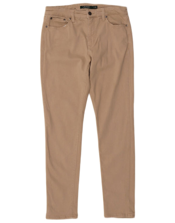 Ralph Lauren Womens Skinny Jeans US 6 Medium W30 L29 Beige Cotton