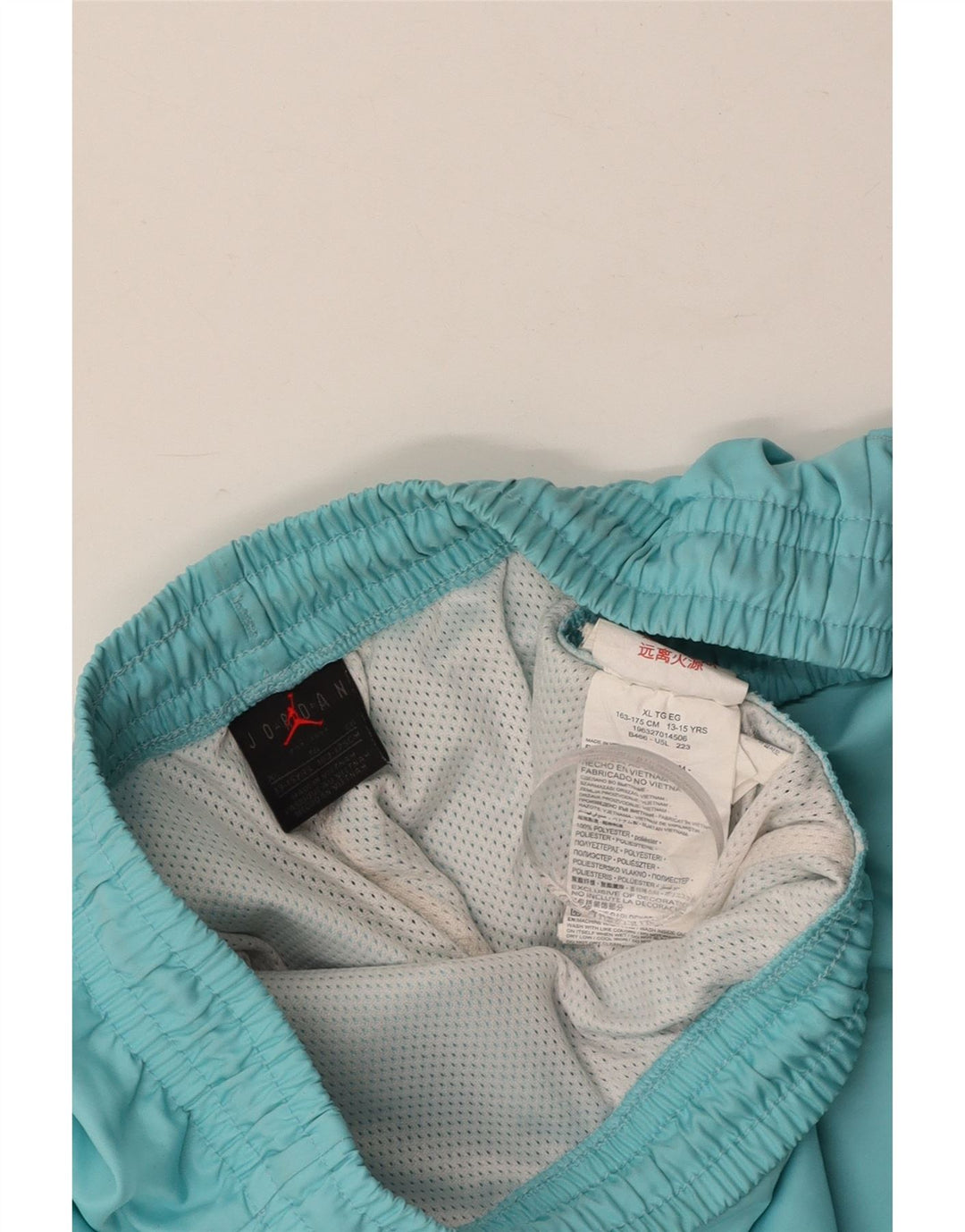 JORDAN Boys Swimming Shorts 13-14 Years XL  Blue Polyester