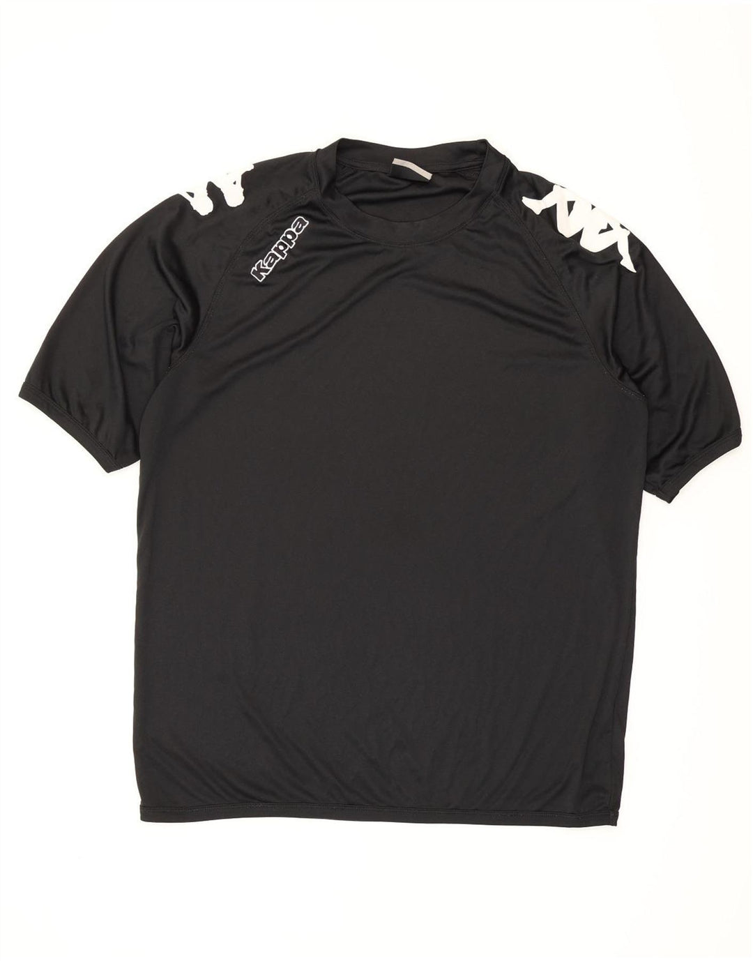 Kappa Mens Graphic T-Shirt Top XL Black