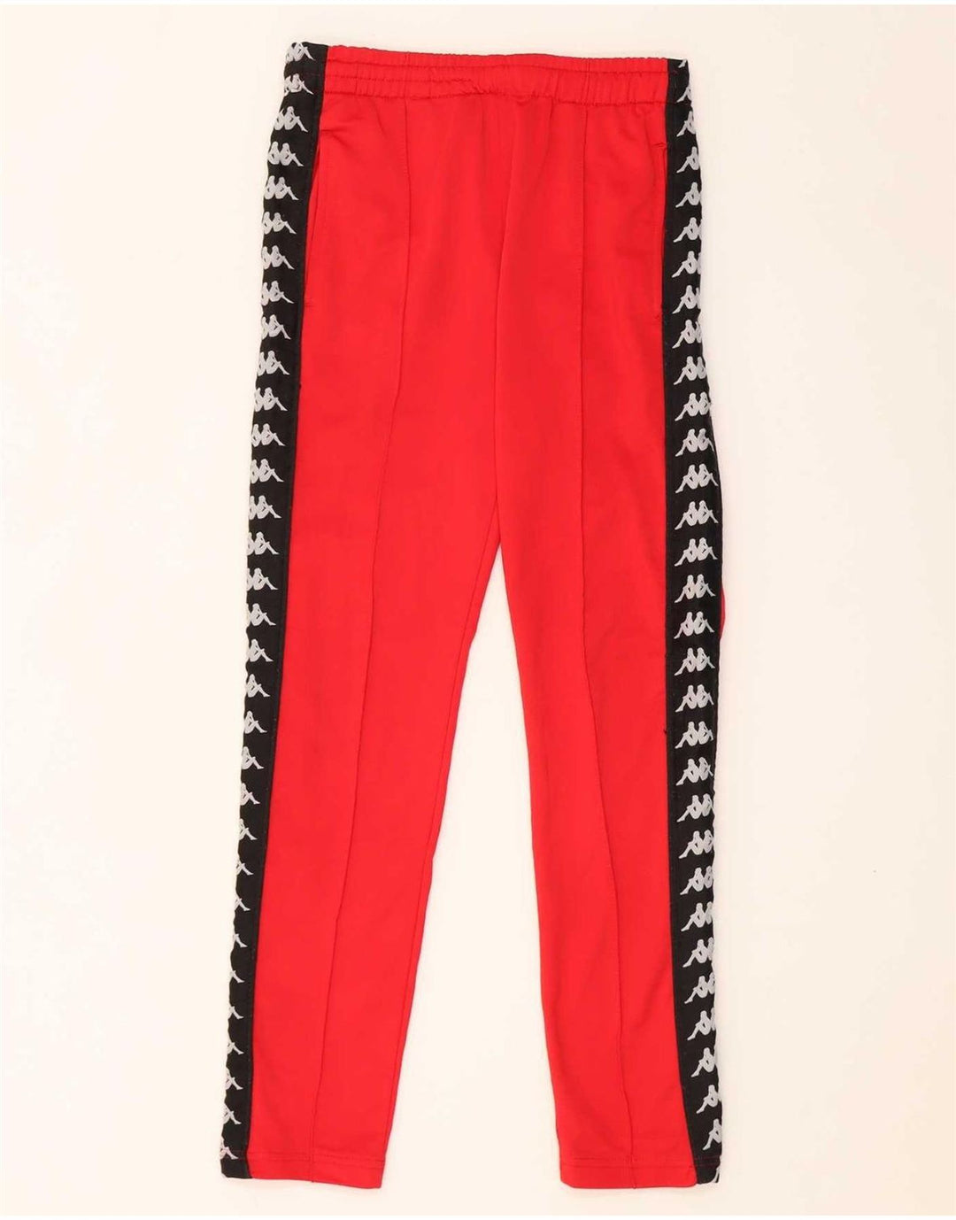 Kappa Womens Graphic Full Tracksuit UK 10 Small  Red Colourblock Polyester