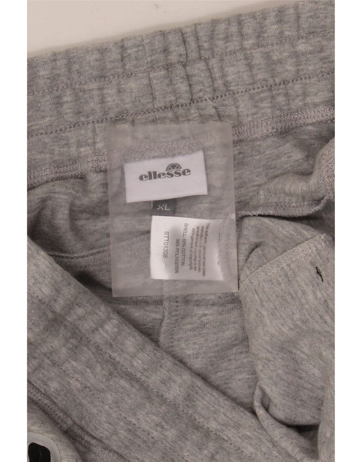 Ellesse Mens Tracksuit Trousers XL  Grey Cotton