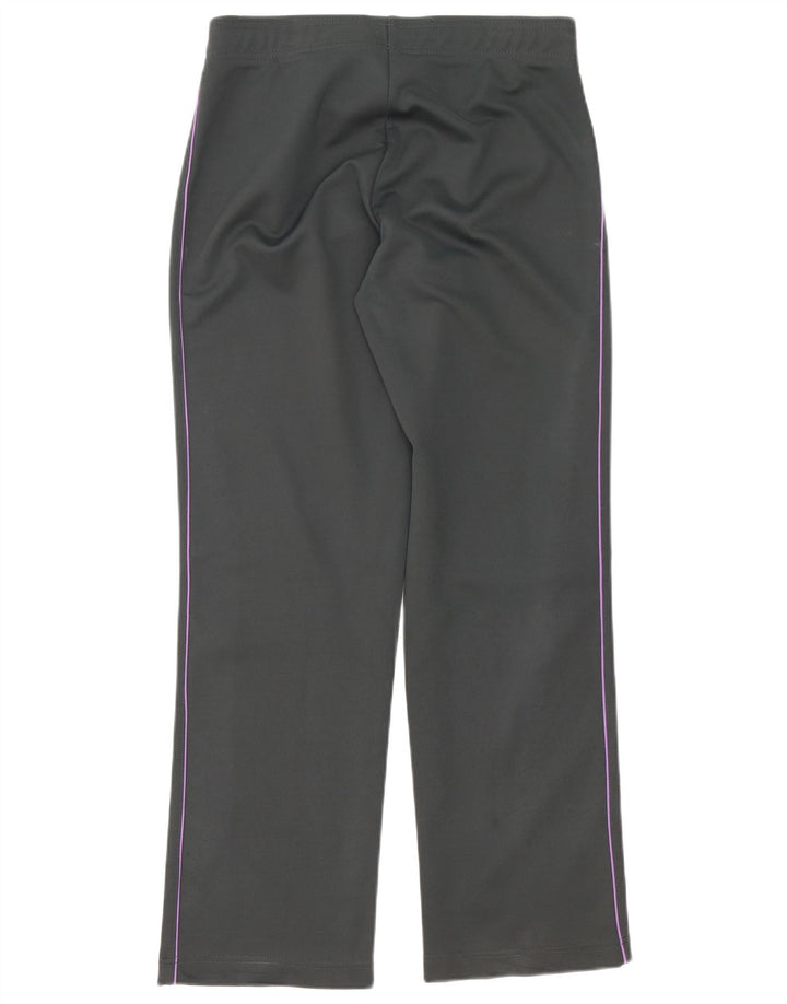 Nike Womens Tracksuit Trousers UK 12/14 Medium Grey Polyester