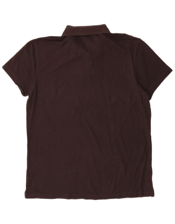 Calvin Klein Jeans Mens Polo Shirt 2XL Black Cotton