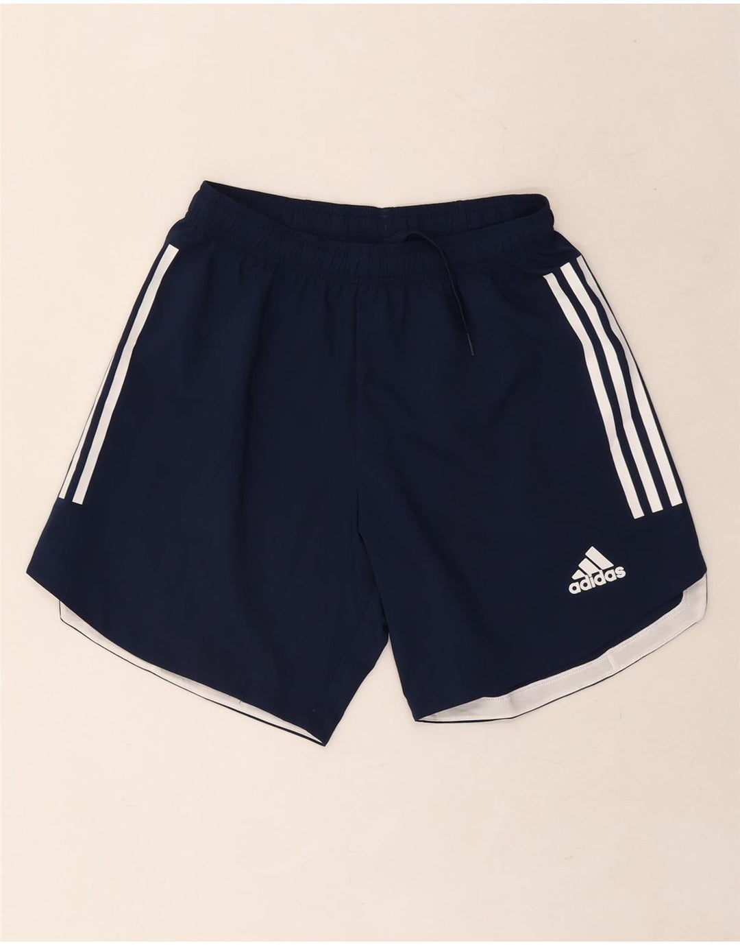 Adidas Mens Aeroready Sport Shorts Medium Navy Blue Polyester