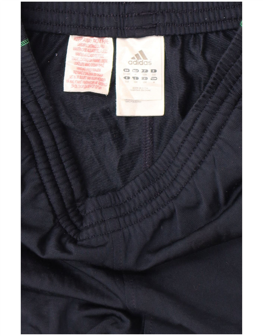 Adidas Boys Tracksuit Trousers 11-12 Years  Navy Blue Polyester