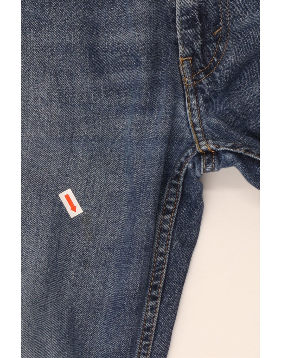 LEVI'S Mens Slim Jeans W36 L34 Blue Cotton