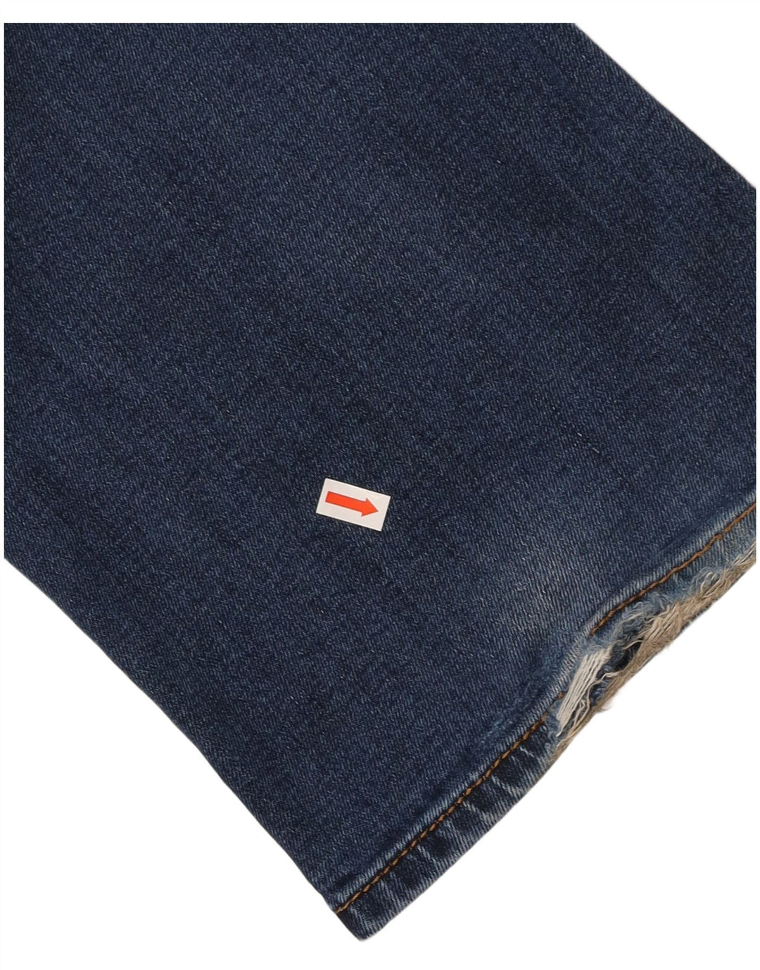 DIESEL Mens Zatiny Acid Wash Regular Bootcut Jeans W34 L30 Navy Blue