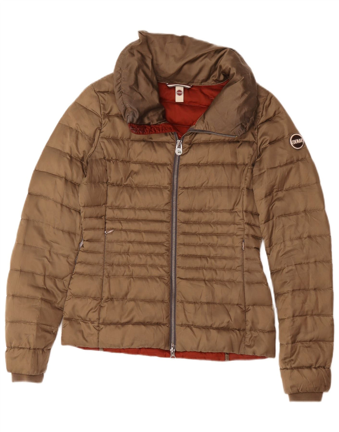 Colmar Womens Padded Jacket EU 38 Medium Brown