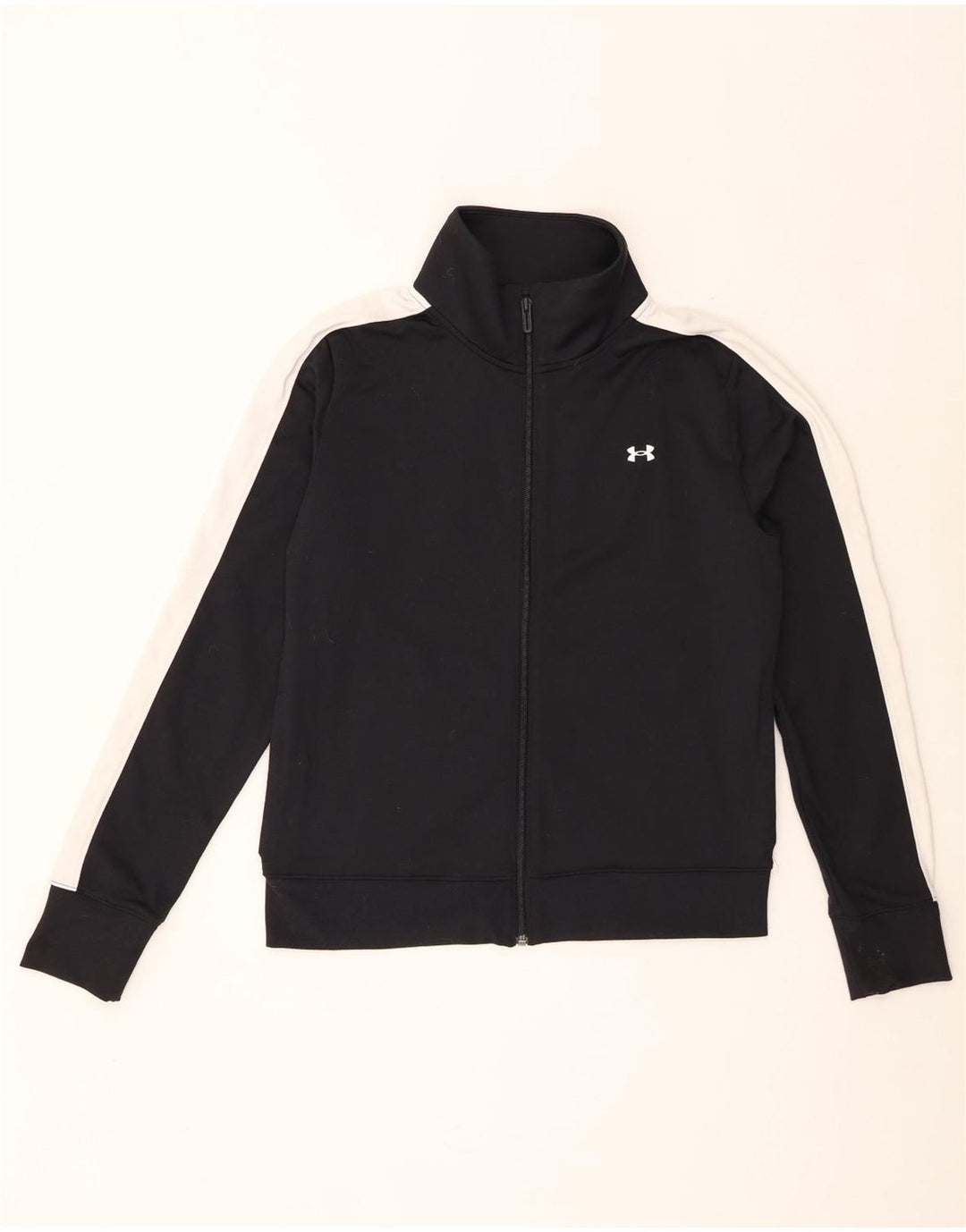 Under Armour Mens Tracksuit Top Jacket Small Black Colourblock