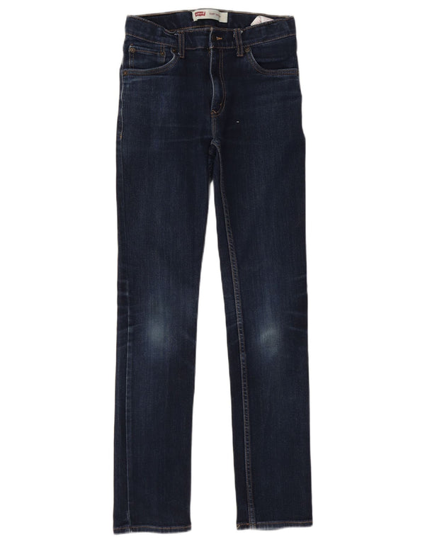Levi's Boys 510 Skinny Jeans 15-16 Years W26 L28 Navy Blue Cotton