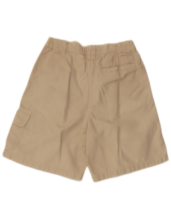 MURPHY & NYE Womens Wide Leg High Waist Cargo Shorts W28 Medium  Beige