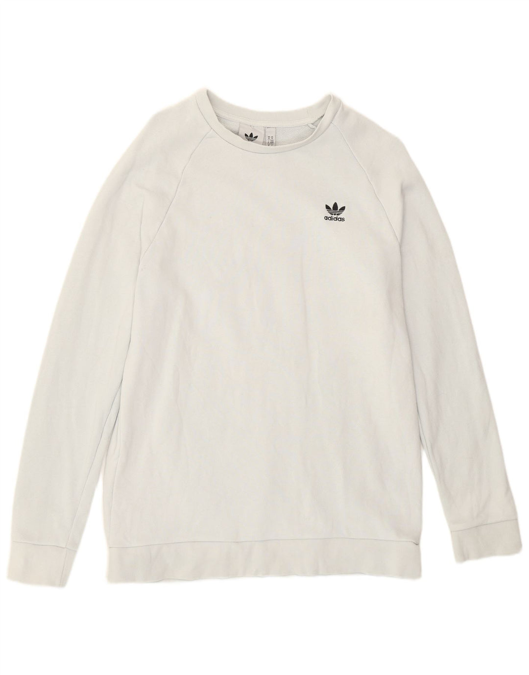 Adidas Mens Sweatshirt Jumper Medium Blue Cotton