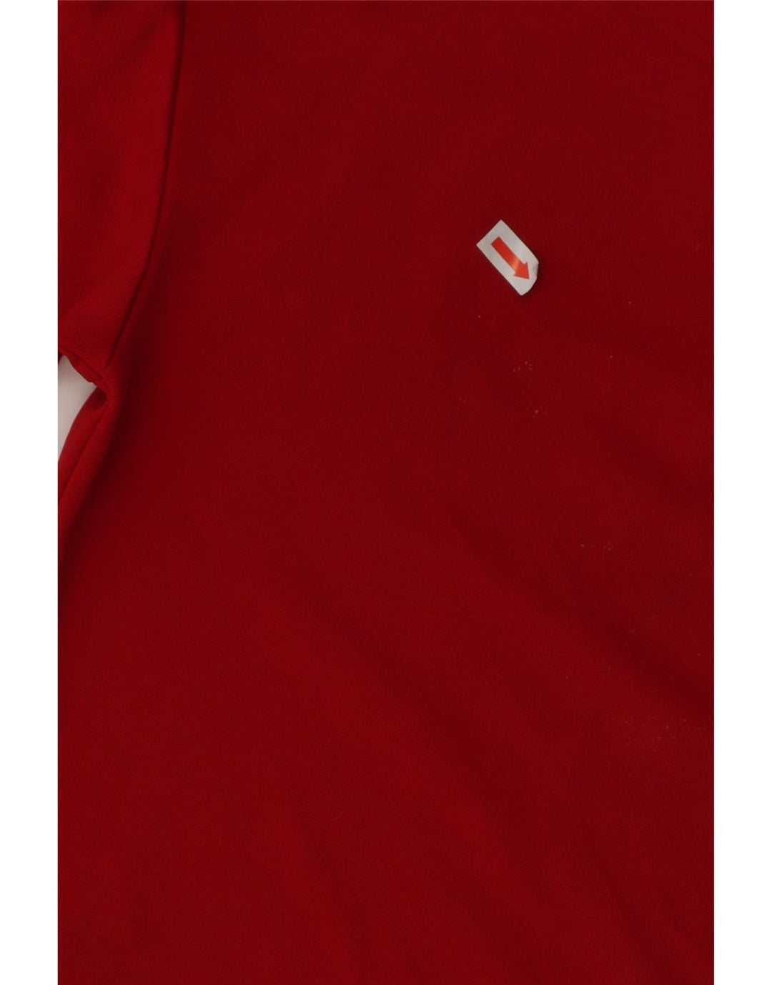 IZOD Boys Polo Shirt 10-11 Years Medium  Red Polyester
