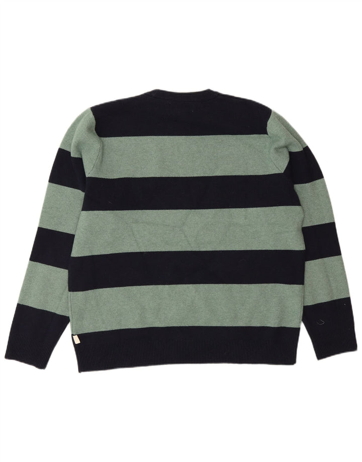 Marks & Spencer Womens Crew Neck Jumper Sweater UK 16 Large Navy Blue