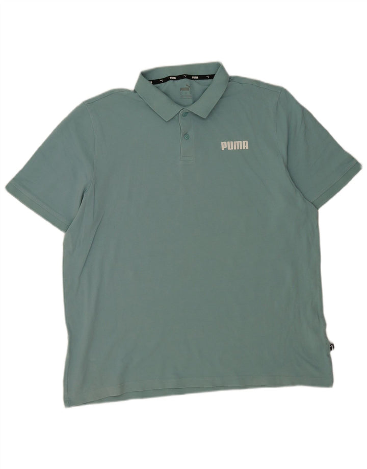 Puma Mens Polo Shirt XL Blue