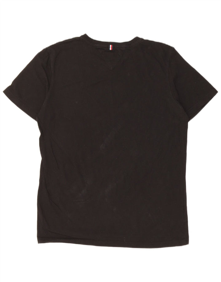 TOMMY HILFIGER Boys T-Shirt Top 15-16 Years Black