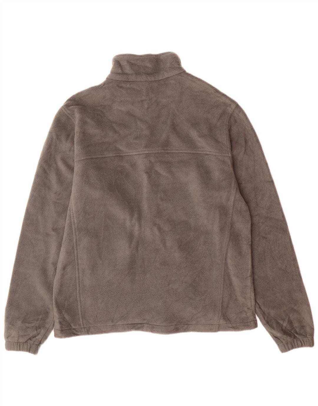 COLUMBIA Mens Fleece Jacket UK 40 Large Grey Polyester