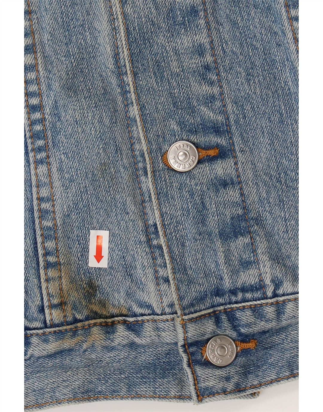 CARRERA Mens Denim Jacket UK 38 Medium Blue