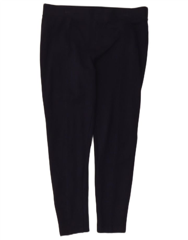 Marks & Spencer Womens Leggings UK 16 Large  Navy Blue Viscose