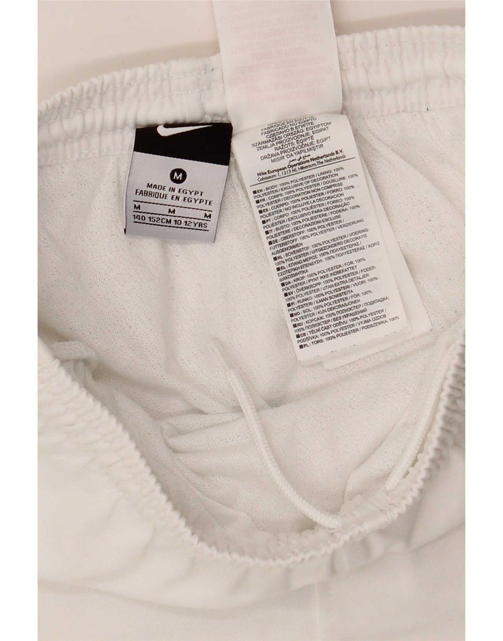 Nike Boys Sport Shorts 10-11 Years Medium White Polyester
