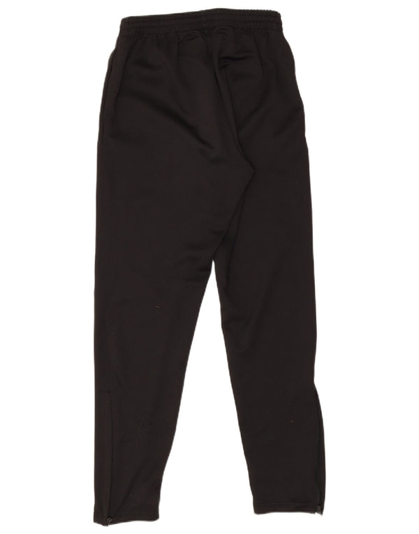 Kappa Mens Graphic Tracksuit Trousers Small  Black Polyester